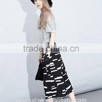 Korean Style Ladies Chic Popular Casual Chiffon Pants Factory Price photo-2