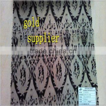 New Product Promotion Dark Blue Burnt Out Lace photo-5