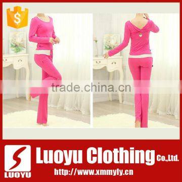 Long sleeve modal yoga suit