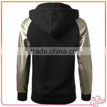 With Hood Winter Fleece Zipper-up Men Knit Hoodie photo-3