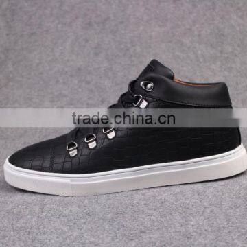 Liquidation Closeouts Men High Top pu Board Shoes With Low Price photo-2