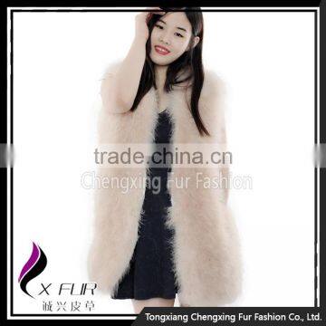 CX-G-B-137E Good Quality Turkey Wears Wholesale Turkey Feather Fur Vest