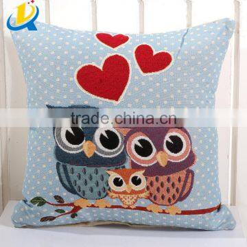 Wholesale Cotton Owl Cushions Cushion Covers Tapestry Pillows photo-5
