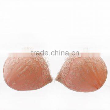 Hot Sexy Pink MASSAGE Lace Self-adhesive Bra photo-2
