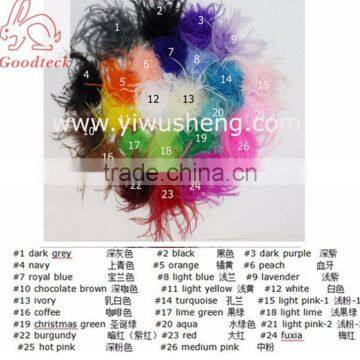 2016 wholesale artificial feather suppliers Ostrich feathers boa for wedding decor