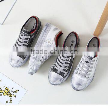 Woman Made Old Dirty Style Canvas Shoes Wholesale photo-5
