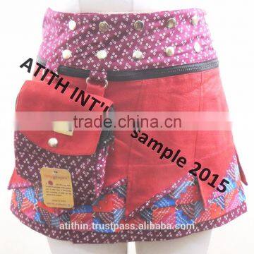 Designer Printed Wrap Skirt photo-5