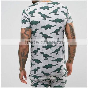 2017 Wholesale New Men's Pajamas Tops And Shorts For Summer photo-3