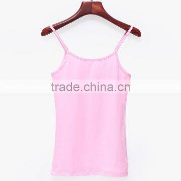 100% Cotton Women Custom Wholesale Tank Tops Athletic Gym Singlets photo-4