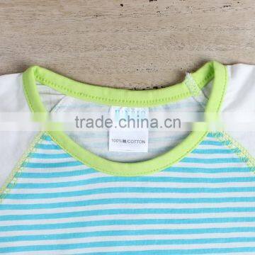Wholesale Summer Hot Sale Short Sleeve 100% Cotton Baby Clothing Sets
