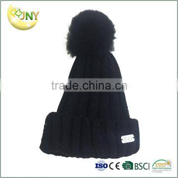 Black crochet knitted hats for babies