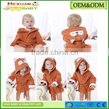 Hooded Animal Bathrobe Cartoon Baby Towel Character 16 photo-3
