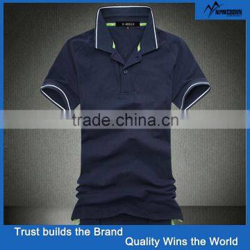 Manufacturer supply breathable custom logo polo shirts