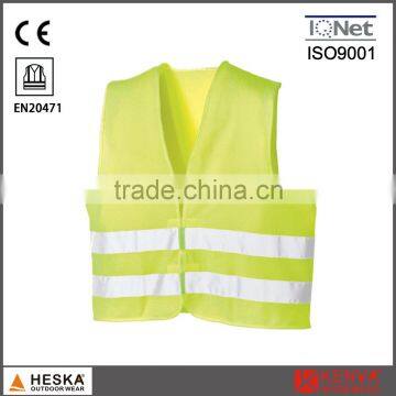 Safety workwear waistcoat mens hi vis vest for Certification EN20471