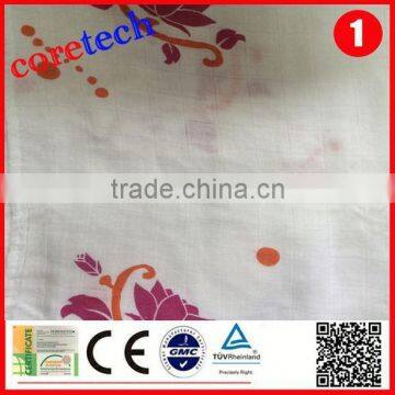 Washable comfortable double layers blanket fabric, muslin gauze fabric