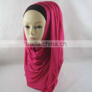 Muslim Lengthened Curling Scarf Korea Sweater Scarf Arabic Pure Color Scarf photo-6