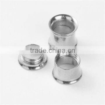 10mm Stainless Steel Ear Stretcher Expander Cylinder Silver Tone Sexy Body Jewelry photo-3
