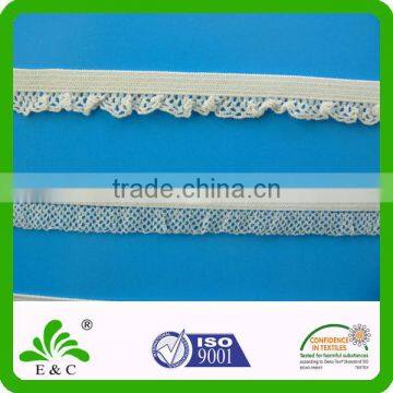 Custom decorative soft mesh knitting elastic tape for underwear lingerie