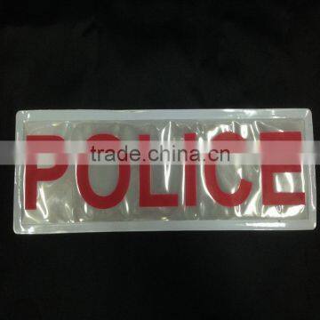 EN13356 Sew on Safety Garment Printed Reflective Pvc Patches photo-3