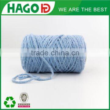 OE polyester cotton blended recycled thick knitting yarns