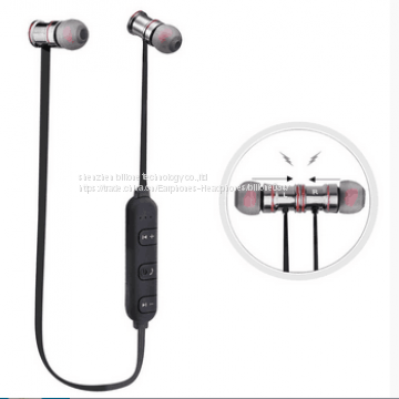 Wireless Magnetic Bluetooth Headphones In-Ear Sports Earbuds With Mic for Running Jogging photo-2