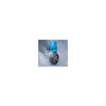 EPDM or FRM seat PPH butterfly water Valve Wafer Connection Electric Actuator