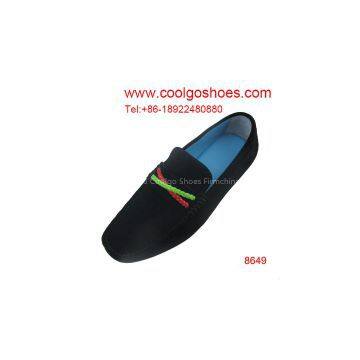 casual calfskin leather men shoes