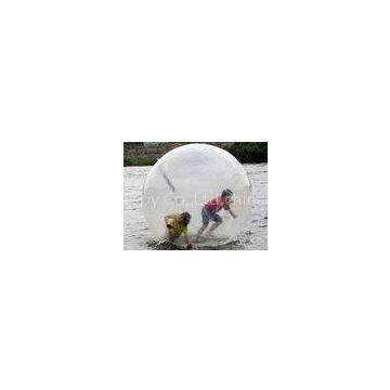 Big Transparent PVC Inflatable Walking Ball For Playing Center , 2 Meters Diameter