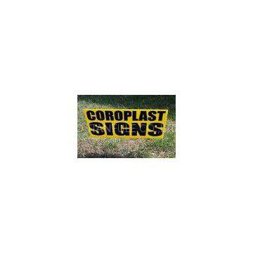 Non-toxic Coroplast Sheet Printing , Outdoors Coroplast Yard Signs