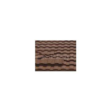 Custom Rainbow Colorful Stonecoated Metal Roof Tile Environment friendly