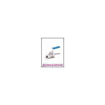 1pc ball valve,one piece ball valve,reduced bore ball valve,ss ball valve