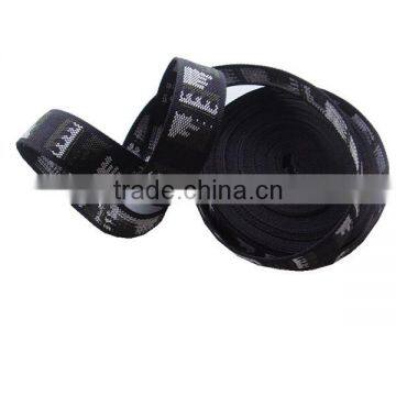 Fashion black/white Jacquard pp webbing for bag