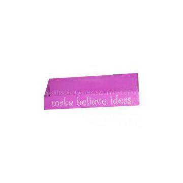 Pink Large Capability Cardboard Counter Displays Cases ENCD027 With Varnish