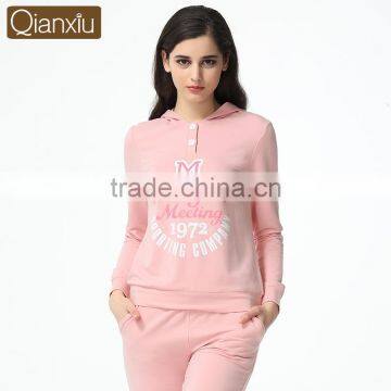 Super Grade Qianxiu Trendy Round-neck Cotton Printed Sleepwear photo-2