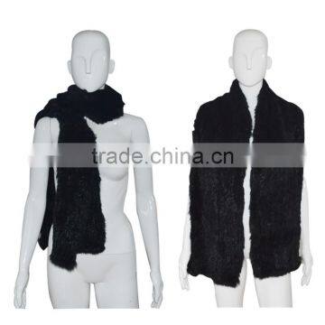 SJ629-01 Australia Hot Sale Rabbit Fur Scarf 160CM*25CM