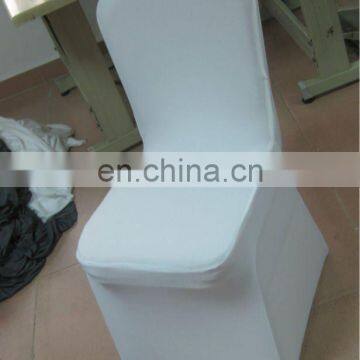 cheap spandex/lycra stretch chair cover in white color for wedding/restaurant/hotel/wholesale/rent