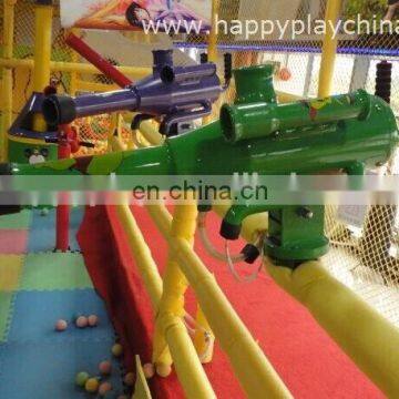 revolving cannon air Blaster games for play center shooter gun games for indoor playground