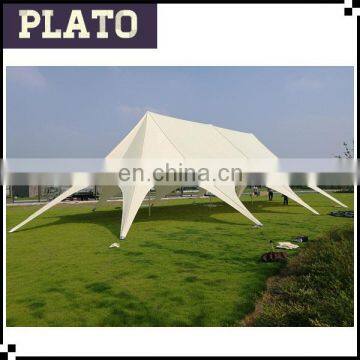 outdoor white big high peak star tent used party/wedding marquee tent with factory price