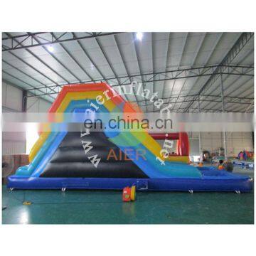 2017 Aier Hot Sale Long Tunnel Water Inflatable Slide photo-5