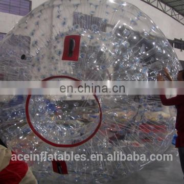 Hot sale PVC bubble ball, 2m Diameter human bubble ball, water zorbing for adults