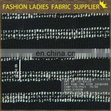 TWO SIDE JACQUARD FABRIC