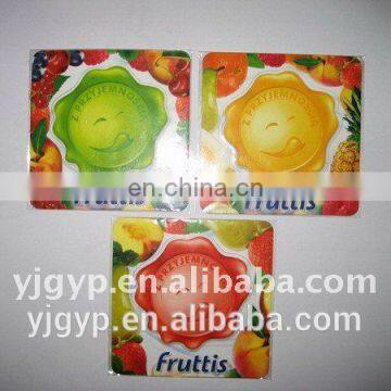 On sale! promotional fruits printing fridge magnets coaster