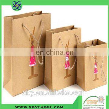 China Cheap Custom Luxury Fashion Handmade Color Advertising Promotional Branded Laminated Paper Shopping Bag brand names bags l