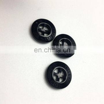 Custom Black Large Resin Cheap Polyester Clothing Buttons photo-3