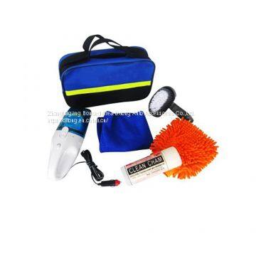 6pcs car wash cleaning Combination kit in blue bag