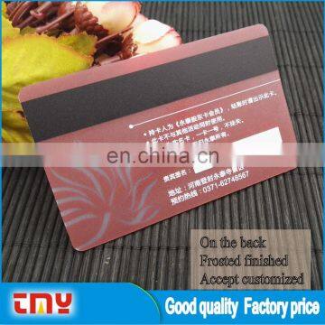 Clear Plastic Business Cards Cheap Wtih Magnetic Stripe photo-6
