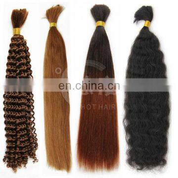 Youth Beauty Hair Raw Unprocessed 100% Brazilian Virgin Hair Bulk no Chemical Process Full Cuticle Top Quality Hair
