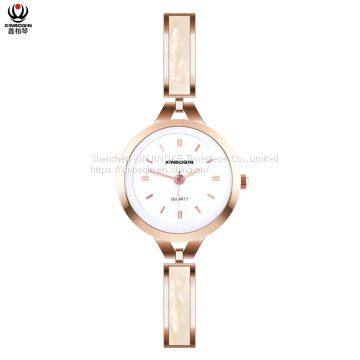 XINBOQIN Supplier Your LOGO Custom Minimalist Latest Design Fashion Quartz Acetate Ladies Watch photo-2