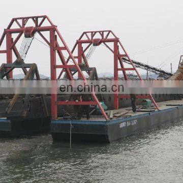 top quality highling gold dredger,gold dredging mining machine,bucket chain gold dredger for sale