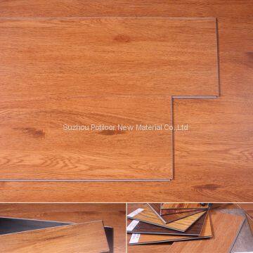 PVC flooring sheet tiles slotted click lock 3.5mm thickness 0.1mm wear layer